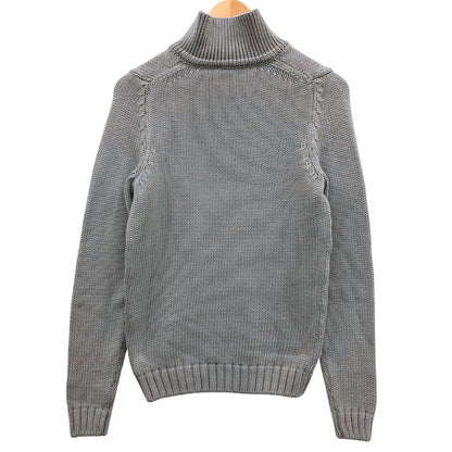 美品◆ザノーネ ニット スキッパー コットン100％ メンズ グレー サイズ44 ZANONE 【AFB45】