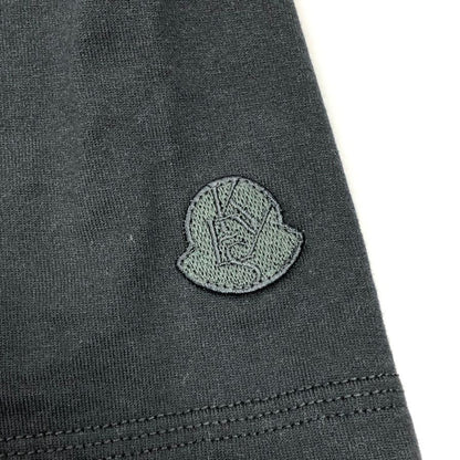 中古◆モンクレール アリシアキーズ Tシャツ バックプリント ユニセックス サイズ2 ブラック Moncler×Alicia Keys 【AFB8】