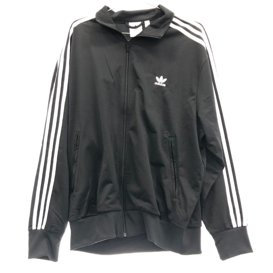 極美品◆アディダス アディカラー クラシックス ファイヤーバード トラックトップ ブラック メンズ サイズ3XL IJ7058 ADIDAS 【AFB9】