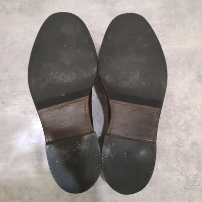 フローシャイム レザーシューズ インペリアル ケンムーア ウイングチップ グレインレザー ブラウン メンズ サイズUS9.5D FLORSHEIM ビジネスシューズ 約27.5cm【LA】【中古】