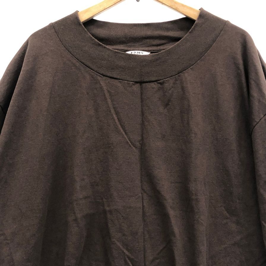 極美品◆クーキー ズー Tシャツ J0036 PLAIN TEE ブラウン サイズ6  KOOKY ZOO 【AFB36】
