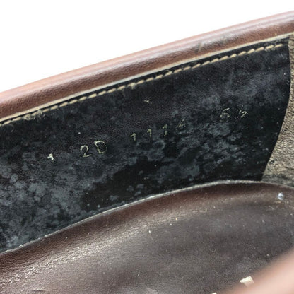 プラダ コインローファー 2D 1116 メンズ ブラウン サイズ5.5 PRADA 約24.5cm【AFD15】