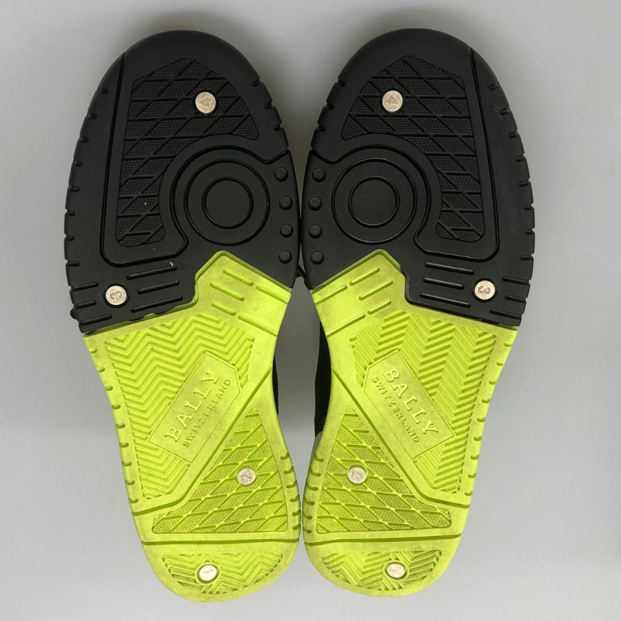 バリー スニーカー GLAD 6231076 メンズ サイズUS7D ブラック BALLY 約25.0cm【AFD1】
