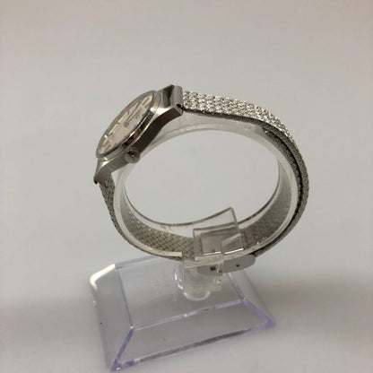 ロンジン チューラー 手巻き 腕時計 メッシュベルト メンズ シルバー 白文字盤 longines【AFB55】