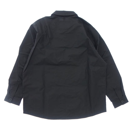 Unused◆Goldwin Long Sleeve Shirt Partex Shield Air Oversized Shirt GL04130 Men's Black Size 2 Goldwin PERTEX [AFB19] 