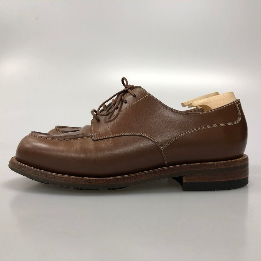 ジェイエムウエストン レザーシューズ Uチップ 641 ゴルフ カーフ タン ブラウン サイズUK5.5C J.M.Weston 約24.5cm【AFC3】