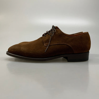 ロジャースペンサー レザーシューズ プレーントゥ スエード サイズ6.5 ブラウン系 Roger Spencer 約25.0cm【AFC1】