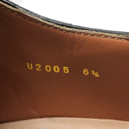 ユニオンインペリアル U2005 ストレートチップ カーフ ブラック メンズ サイズUK6.5 UNIONIMPERIAL 約24.5cm【AFD4】
