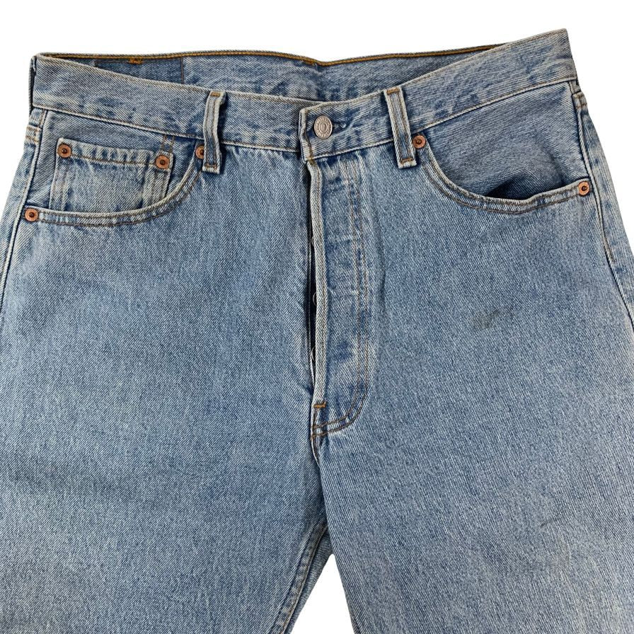 リーバイス デニムパンツ 501 90年代 USA製 96年製造 インディゴ メンズ サイズ W33 LEVI’S 【AFB33】