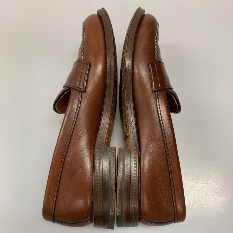 オールデン ユナイテッドアローズ コインローファー レザー 別注 ブラウン メンズ サイズ6 Alden UNITED ARROWS ローファー 約24.0cm【LA】【中古】