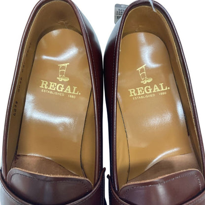 リーガル コインローファー 2056 レザー ブラウン サイズ24.5 REGAL 約24.5cm【AFD7】