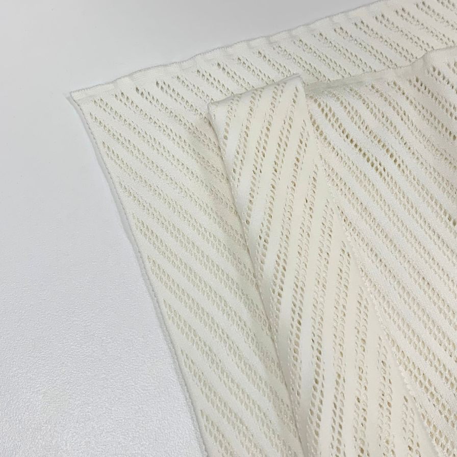 極美品◆プリーツプリーズ イッセイミヤケ メッシュ カーディガン  PP72LO952 レディースサイズ3 ホワイト PLEATS PLEASE ISSEY MIYAKE 【AFB41】