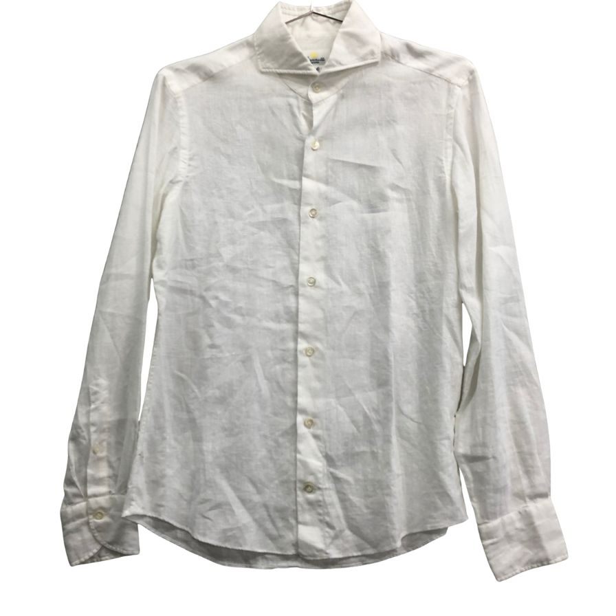 美品◆ジャンネット Yシャツ メンズ ホワイト サイズ M GIANNETTO 【AFB37】