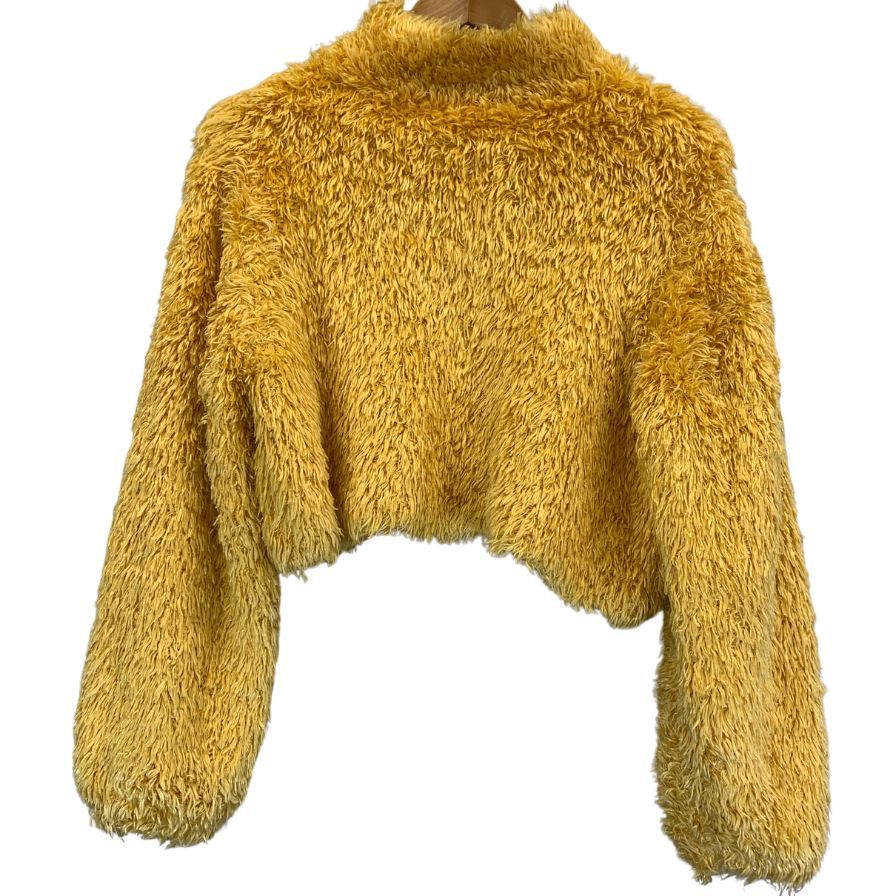 美品◆コムデギャルソン アーカイブ ショート丈ハイネックトップス ポリエステル サイズF GN-050380 AD1989 COMME des GARCONS 【AFB4】