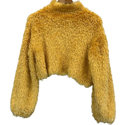 美品◆コムデギャルソン アーカイブ ショート丈ハイネックトップス ポリエステル サイズF GN-050380 AD1989 COMME des GARCONS 【AFB4】