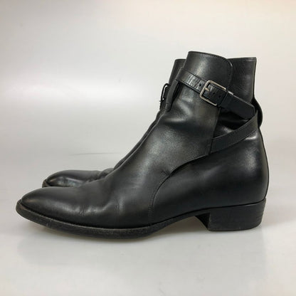 サンローラン ジョッパーブーツ 443200 エディ期 カーフ ブラック サイズ42 メンズ SAINT LAURENT 約27.0cm【AFC47】