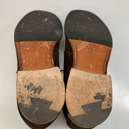 クロケット&ジョーンズ チャッカブーツ スエード ブラウン メンズ サイズ7 CROKETT&JONES CHUKKA ブーツ 約25.5cm【LA】【中古】