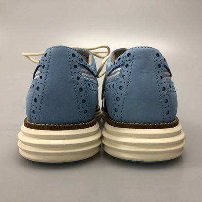 コールハーン レザーシューズ C38485 オリジナルグランドリマスタードロングウィングオックスフォード サイズ7 ブルー系 メンズ COLE HAAN 約25.5cm【AFC2】