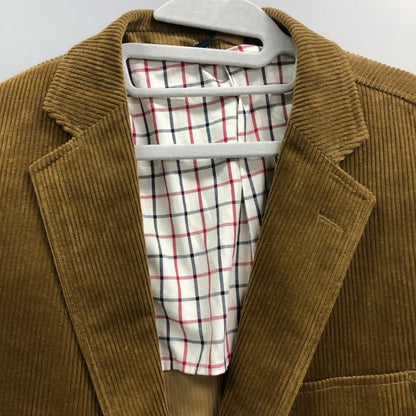 ブルックスブラザーズ 2B テーラードジャケット コーデュロイ エルボーパッチ ブラウン メンズ サイズ42R Brooks Brothers【LA】