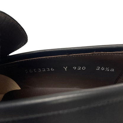 リーガル コインローファー 920 レザー ブラック サイズ24.5 REGAL 約24.5cm【AFD8】