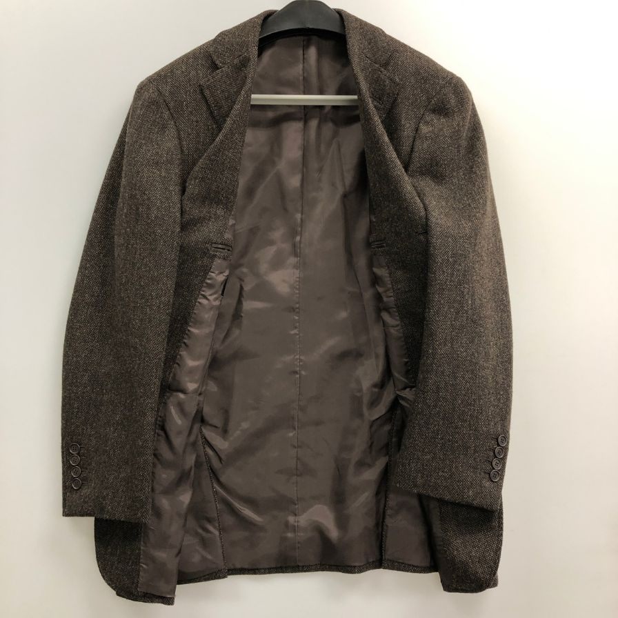 極美品◆リングヂャケット ウール 3B テーラードジャケット メンズ サイズ44 ブラウン RING JACKET 【AFB8】