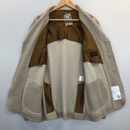 新品同様◆スティレラティーノ テーラードジャケットベージュ カシミア混 サイズ48  Stile Latino 【AFB13】