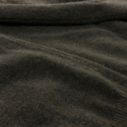 中古◆キャッシュ＆バルバ モンゴリアンカシミヤ エルボーパッチ ポロ ニット カシミヤ100％ グレー メンズ  サイズ4 cash & barba 【AFB43】