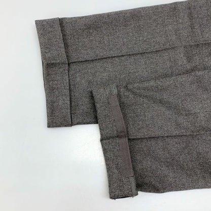 エディフィス ラブークル スラックス ウール メンズ サイズ2 グレー EDIFICE　LA BOUCLE 【AFB30】