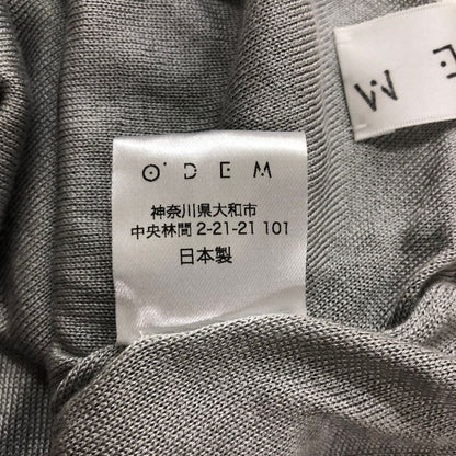 中古◆オデム Tシャツ シルク グレー メンズ サイズL ODEM 【AFB14】