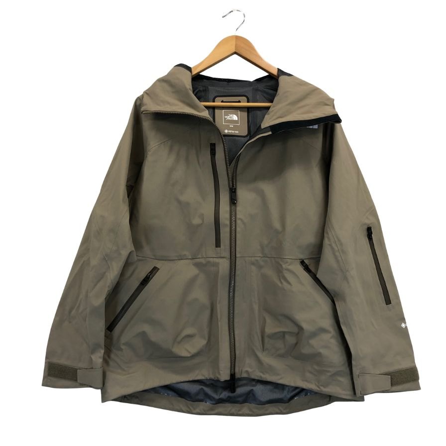 新品同様◆ザ ノース フェイス  レイバックビーシージャケット ゴアテックス  マッシュルーム ユニセックス サイズWM THE NORTH FACE 【AFA5】