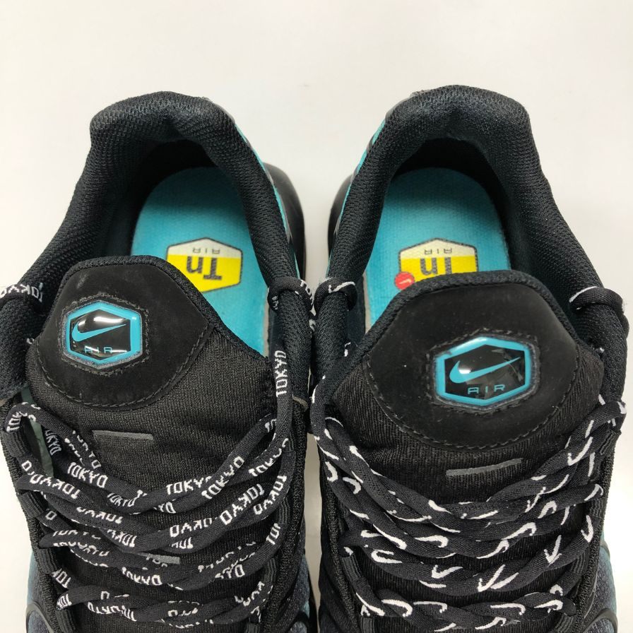 ナイキ エアマックスプラス ブラック オーロラグリーン メンズ 27.5㎝ DM0032-016 NIKE 約27.5cm【AFC28】