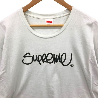 中古◆シュプリーム Tシャツ 22SS ハンドスタイル USA製 コットン メンズ サイズXL ホワイト Supreme 【AFB38】
