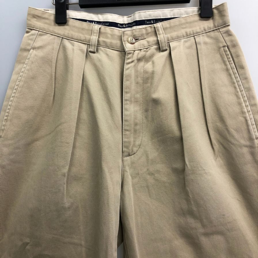ポロ ラルフローレン チノパン アンドリューパンツ 2タック メンズ ベージュ サイズW29L32 POLO RALPH LAUREN 【AFB5】