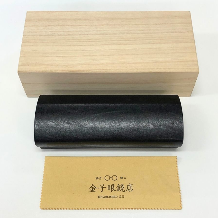 ソフネット×金子眼鏡 24AW 眼鏡 BINCHOTAN WELLINGTON GLASSES ブルー×ブラック メンズ SOPH-232082 SOPHNET.【AFI11】