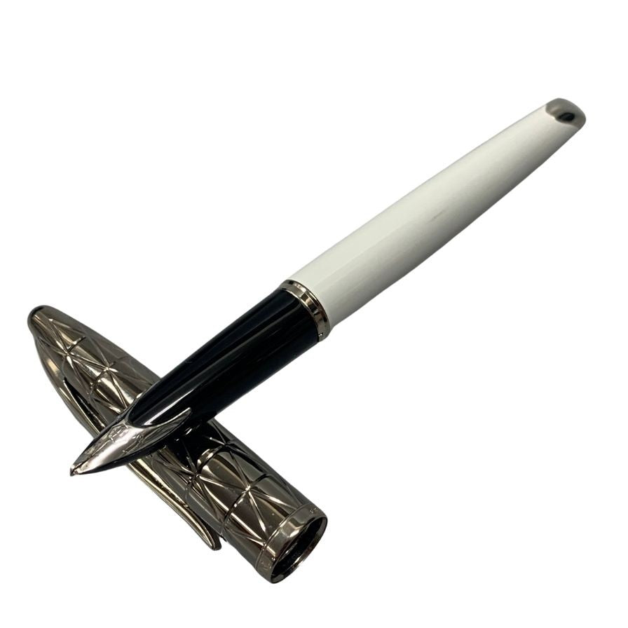 ウォーターマン 万年筆 カレン デラックス コンテンポラリー 18K 750 ホワイト WATERMAN Carene Deluxe Contemporary【AFI12】