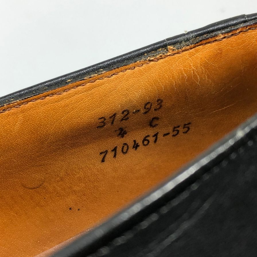 ジェイエムウエストン レザーシューズ カーフレザー ホールカット ブラック レディース サイズ4C J.M. Weston 約23.5cm【AFC4】