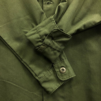 極美品◆アメリカ軍 ユーティリティシャツ OG-507 実物 87年 オリーブグリーン サイズ14.5X33 【AFB16】