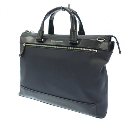 Used ◆Calvin Klein Business Bag 828511 Even A4 Navy Men's CK CALVIN KLEIN [AFE4] 