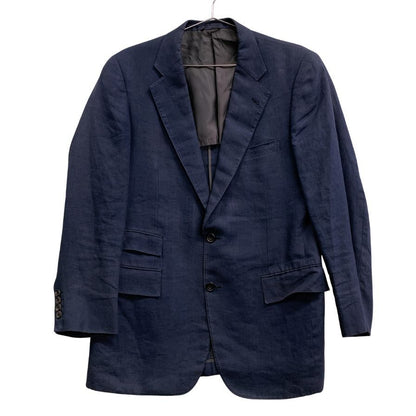 中古■アクアスキュータム 80S テーラードジャケット CLUB 92 イングランド製 ネイビー メンズ Aquascutum 【AFA11】