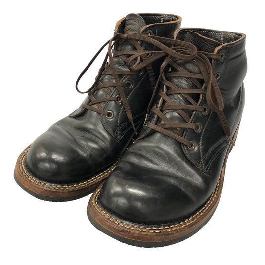 ホワイツブーツ ワークブーツ レースアップ レザー 0910 ブラック メンズ サイズ9E WHITE`S BOOTS 約27.0cm【AFC46】