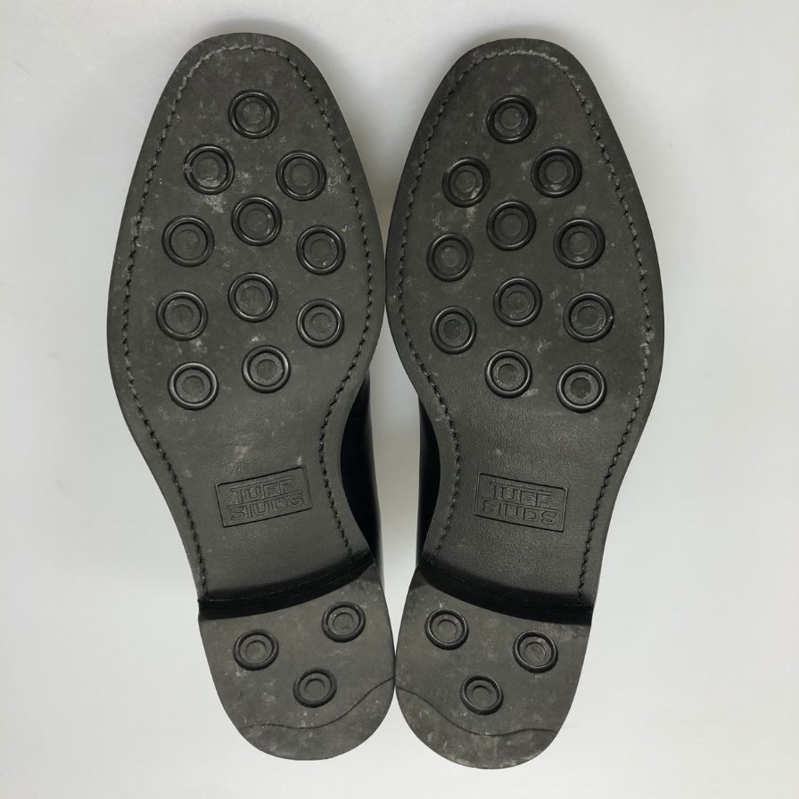 宮城興業 レザーシューズ ストレートチップ 外羽根 ZERBINOパターンオーダー SQ006 メンズ サイズ25cm2E ブラック MIYAGIKOGYO 約25.0cm【AFD5】