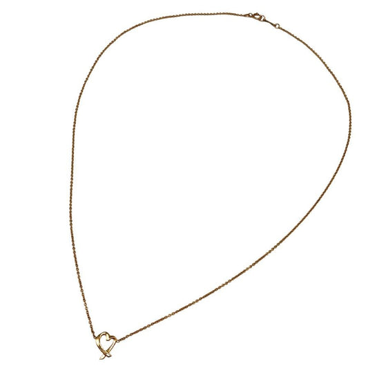 ティファニー ネックレス パロマピカソ AU750 ラビングハート レディース Tiffany&Co.【AFI13】