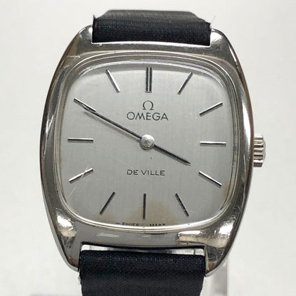 オメガ 腕時計 デビル クオーツ スクエア 白文字盤 レディース OMEGA【AFI7】