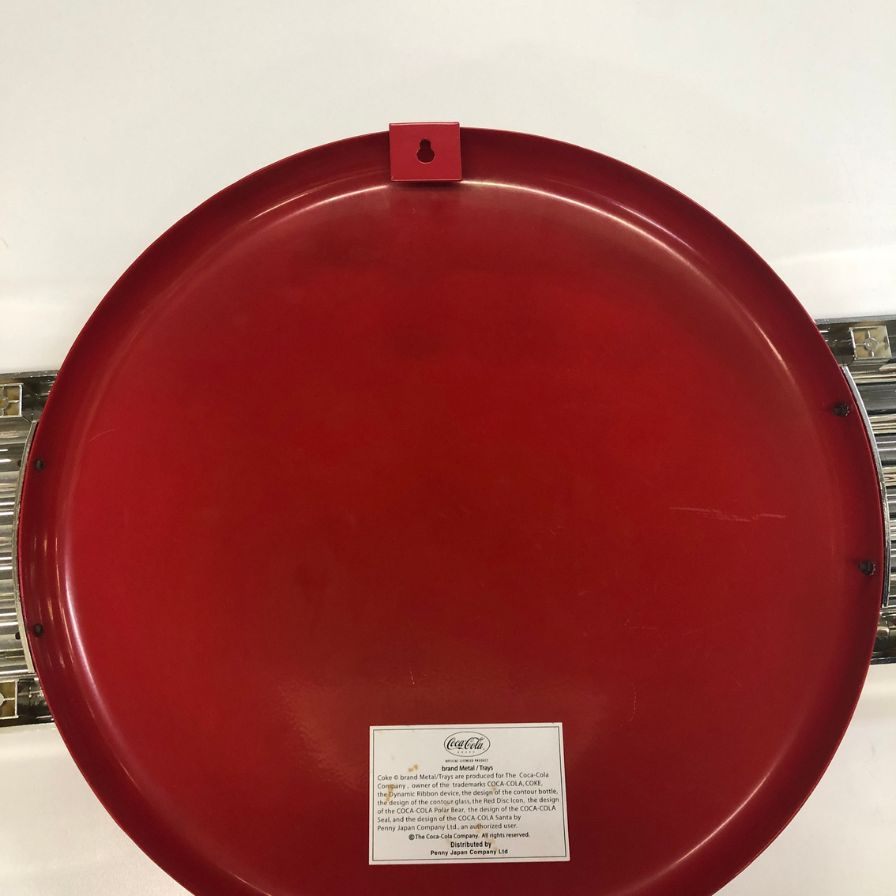 コカ・コーラ ホーロー看板 羽付 レトロ ヴィンテージ  coca-cola【AFI28】【中古】