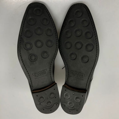 クロケット&ジョーンズ シップス別注 ストレートチップ ハラム 348ラスト サイズ7E ブラック CROCKETT&JONES HALLAM SHIPS ビジネスシューズ 約25.5cm【LA】【中古】