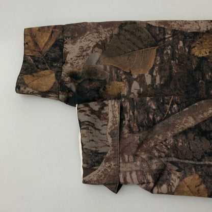美品◆ステューシー リアルツリー柄 コーチジャケット ブラウン サイズM メンズ Stüssy Realtree 【AFB42】