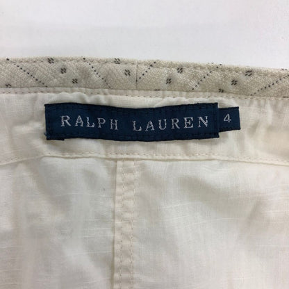 美品◆ラルフローレン ベスト シェルボタン ホワイト サイズ4 RALPH LAUREN 【AFB29】