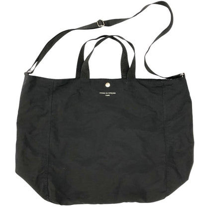 コムデギャルソン オム ショルダーバッグ 綿ナイロングログラン 2Way トート  HN―K 292 ブラック COMME des GARCONS HOMME【AFE6】