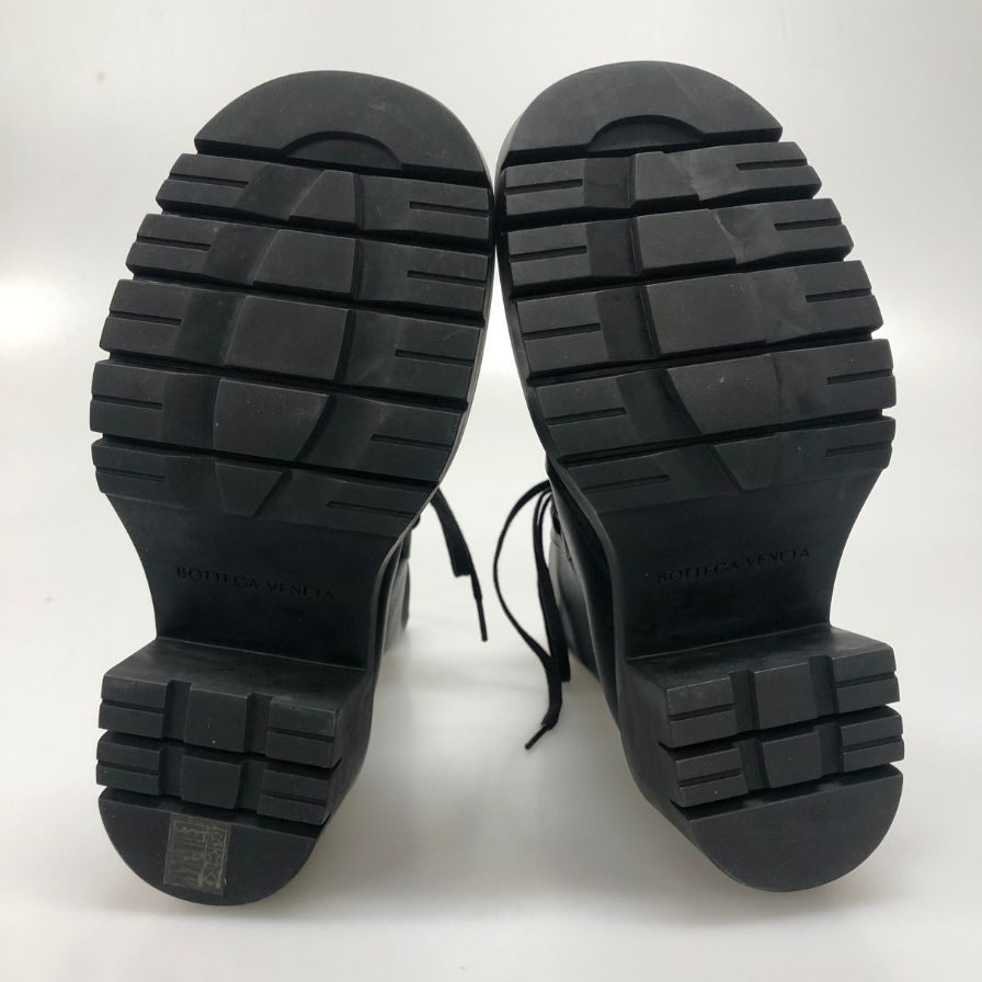 ボッテガヴェネタ ブーツ LUG ANKLE ブラック サイズ36 レディース BOTTEGA VENETA 約22.5cm【AFD9】