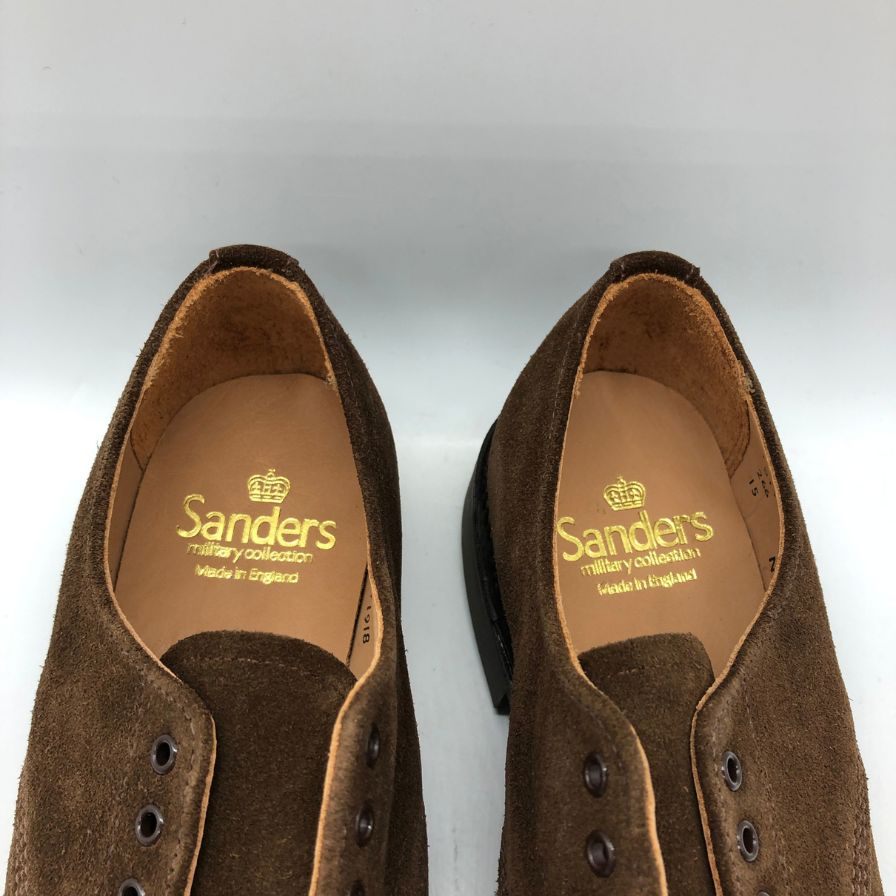 サンダース スエード レザーシューズ ブラウン サイズ6 メンズ SANDERS 約25.0cm【AFD13】